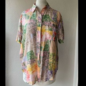 Multicolor Metro Express Button down
